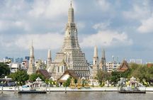 Grand Palace Wat Pho & Wat Arun Tour by Tuk Tuk and Walk 