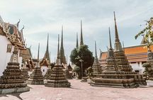 Grand Palace Wat Pho & Wat Arun Tour by Tuk Tuk and Walk 