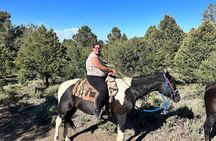 Sunset Horseback Ride With BBQ Dinner in Cool Mountain Las Vegas
