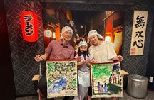 Kyoto Ramen Bowl Painting and Michelin Cooking Class