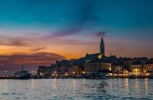 Private Nighttime Luxury Speedboat Tour of Rovinj with Wine