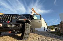 Milos Luxury Jeep Safari Sunset Adventure with Picnic & Prosecco