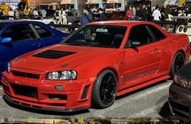 R34 ride and JDM car meet Daikoku PA with Local Guide