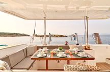Heraklion: Dia Catamaran Cruise with Lunch by Top-100 Greek Chef