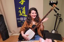 Japanaese tradtional Tsugaru Shamisen music lesson in Tokyo