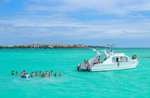 Luxury Catamaran Cruise: Snorkel, Beach Club, Cenote & Open Bar