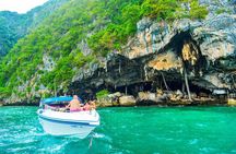 Phi Phi Islands Speedboat Tour with Snorkeling and Sunset Swim