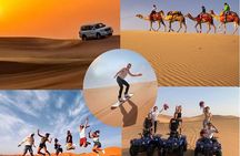 Doha : Quad Bike Desert Safari With Sandboarding & camel ride
