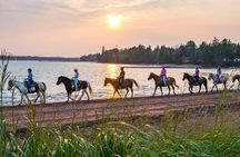 Lakeside Sunset Beach Ride