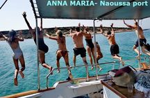 Paros Half Day Boat Tour from Naoussa port and Bay . 