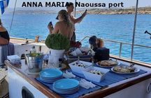 Paros Half Day Boat Tour from Naoussa port and Bay . 