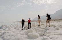 Dead Sea Pink Lake and Salt Beach Private Tour