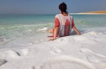 Dead Sea Pink Lake and Salt Beach Private Tour