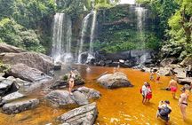 Kulen Waterfall ,Banteay Srei and Pre Rup temple Sunset-Siem Reap