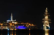 Private Nighttime Luxury Speedboat Tour of Rovinj with Wine