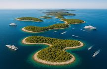 Makarska: 4-Island Yacht Tour - town Hvar & Pakleni Islands