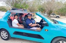 Cozumel In Buggy With Beach Time