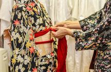 Kimono Walk and Tea ceremooy and sake in Historic Kitsuki Castle
