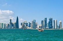 Doha: Evening Dhow Cruise with Box Park, Corniche & Pearl