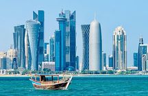 Doha: Evening Dhow Cruise with Box Park, Corniche & Pearl