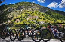 E-bike between towers and medieval villages at the foot of Sirente Abruzzo
