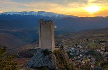 E-bike between towers and medieval villages at the foot of Sirente Abruzzo