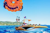 Flight EN Parachute Ascent DE la Baie de Cannes