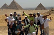  private tour Giza Pyramids, Sphinx, Saqqara, Memphis +camel Ride