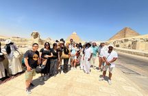 Free walking Giza Pyramids Half Day Group Tour