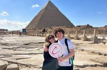 Free walking Giza Pyramids Half Day Group Tour