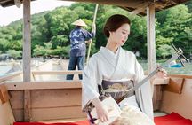 Kyoto Private boat tour with music hosted by former Maiko