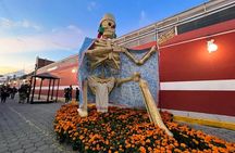 From Puebla Day of the dead in Atlixco monumental catrinas