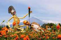 From Puebla Day of the dead in Atlixco monumental catrinas