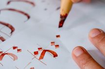 Arabic calligraphy Marrakech workshop with Elite Master