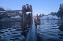 Midnight Sun Magic Chena Hot Springs Soak and Ice Museum Tour