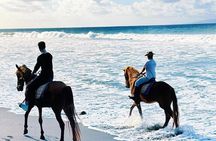 Bali Horse Riding Trot & Canter Saba Beach with Local Temple 