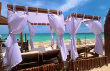 Full day At Beach Club in Playa Blanca Baru cartagena
