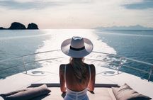 Private Tour of Cancun to Isla Mujeres by 45-foot Yacht. 