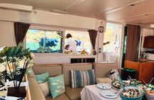 Kos: Small-Group Full-Day Catamaran Boat Trip, Meal, Drinks &Swim