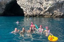 Half Day Guided Boat tour to Mala caves with stop in Villefranche