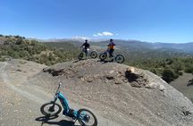 Electric mountain bike, electric scooter, Atlas Mountains