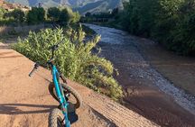 Electric mountain bike, electric scooter, Atlas Mountains