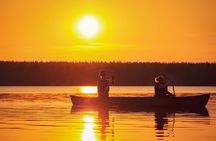 Canoeing under the Midnight Sun