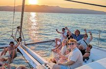 Chania Old Port Sunset Catamaran Cruise - Prosecco & Snacks