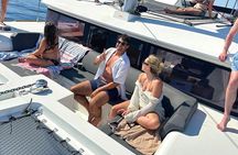 Romantic Sunset Catamaran Cruise from Kissamos Port with Wine