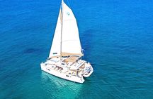 Romantic Sunset Catamaran Cruise from Kissamos Port with Wine