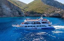 Tour Zakynthos Shipwreck,Blue Caves, Kremmidi Beach Excursion
