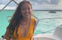 Collective tour of the Rapids of Bacalar in Pontoon