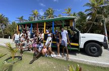 Tour of San Andres Island in Chiva Rumbera