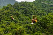 8 Ziplines, Jorullo Bridge walk in and tequila tasting